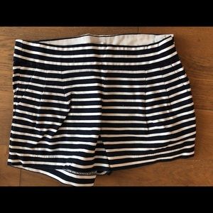 Striped jcrew shorts